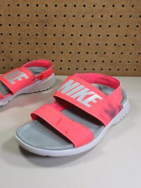 Nike womens Solar Red Pumice Tanjun slingback sandals 10 M 882694 601